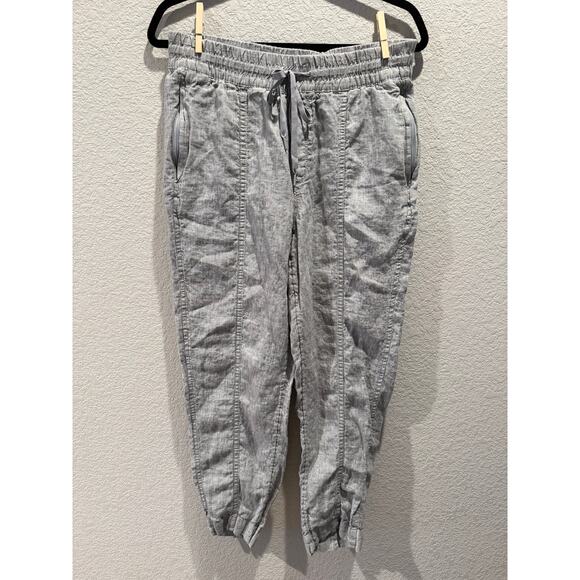 Athleta Retreat Linen Jogger Chambray S - Picture 1 of 5